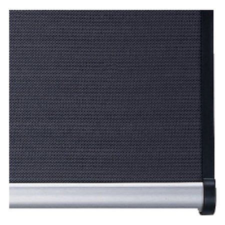 Quartet Prestige Bulletin Board, Diamond Mesh Fabric, 72 x 48, Gray/Aluminum Frame B447A